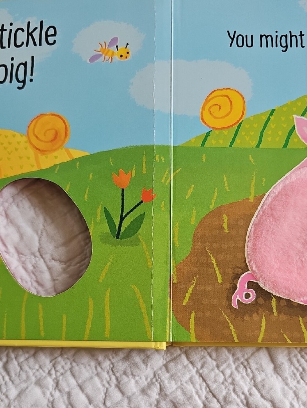 Born Don't Tickle the Pig! - Yellow Cover with Pink Pig - Picture 5 of 7